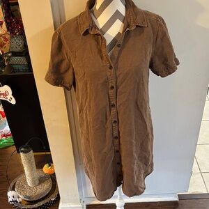 Lucky Brand Brown Midi Dress